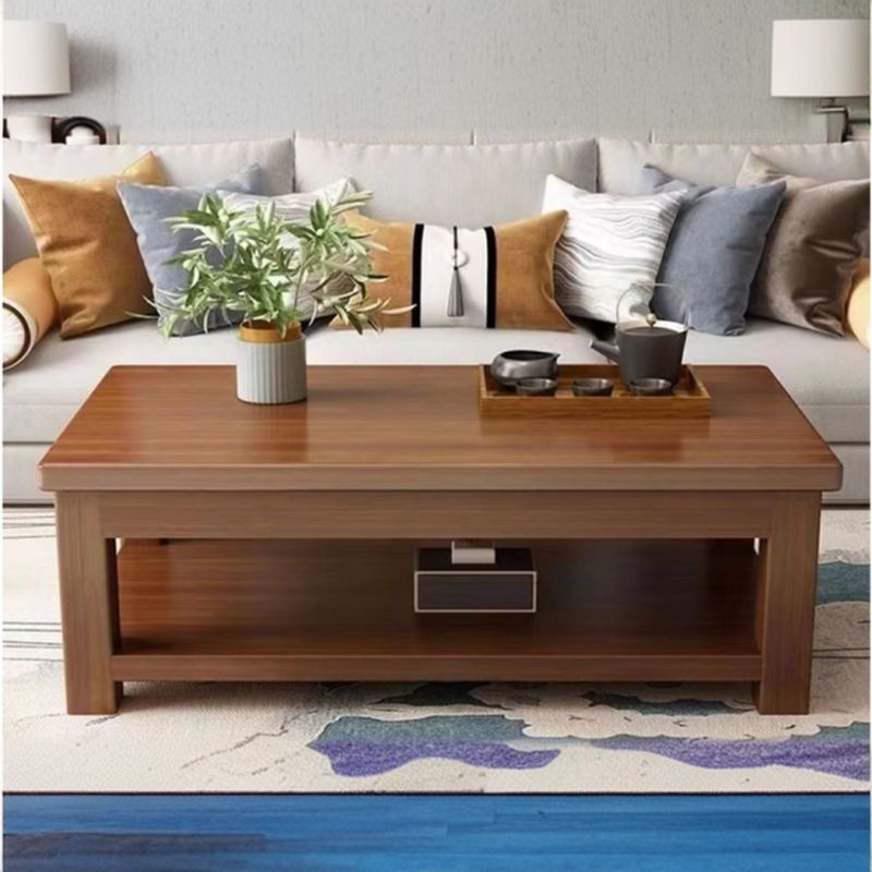 Modern Center Wooden Coffee Table