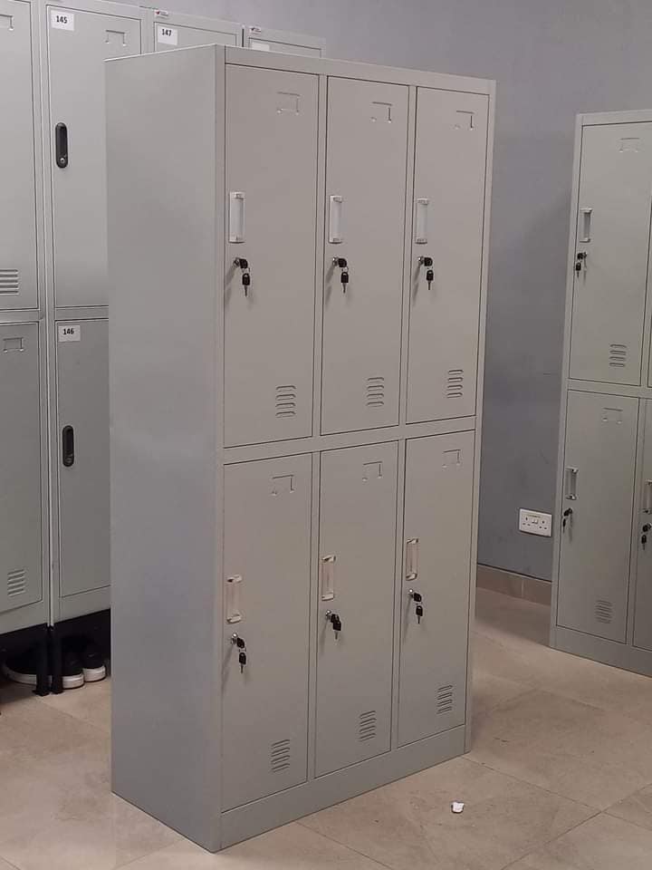 6-Locker Storage Filing Cabinet