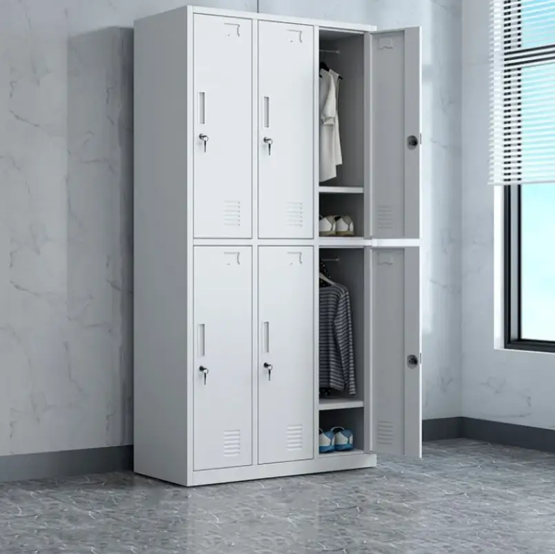 6-Locker Storage Filing Cabinet