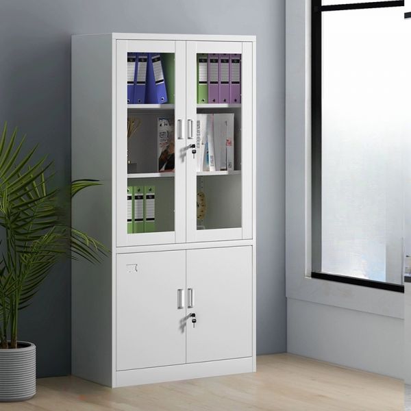 Two-Door Metallic Office File Cabinet