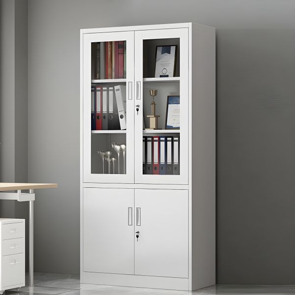 Two-Door Metallic Office File Cabinet