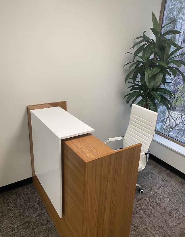 1.4M Zion Reception Desk Counter