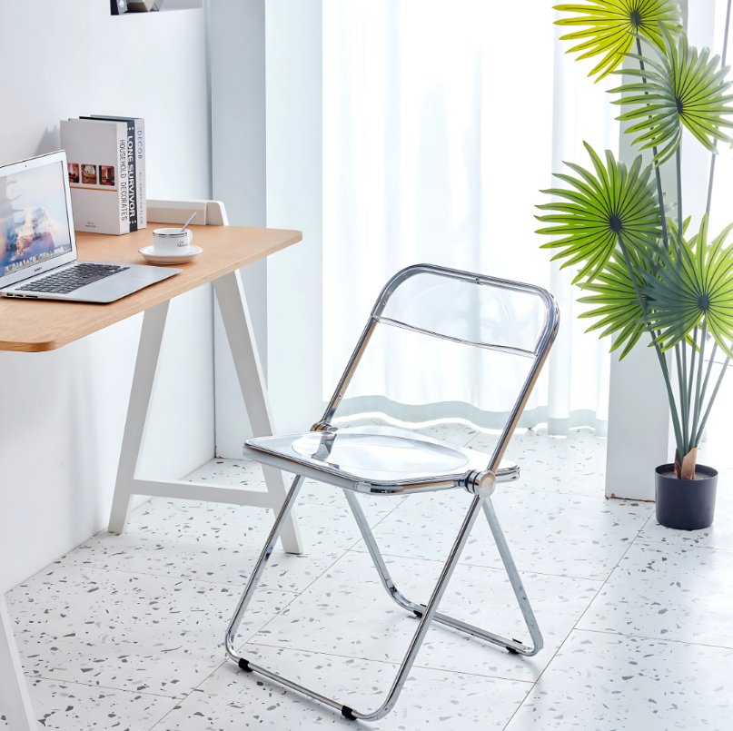 Acrylic Glass Foldable Chair