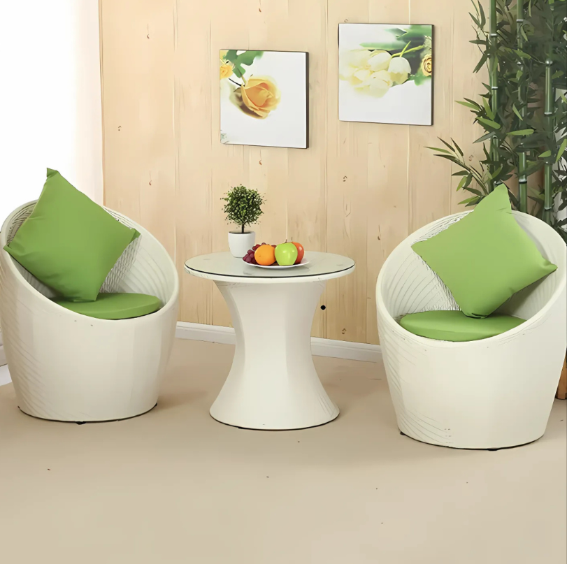 Rattan Balcony Table & Chair Set