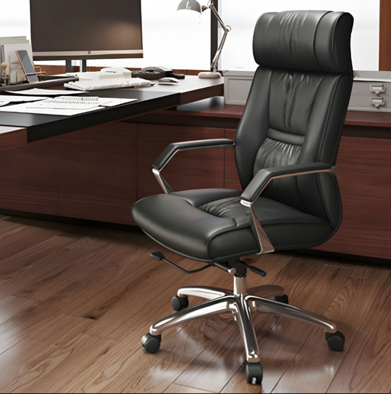 High Back Leather Office Chair